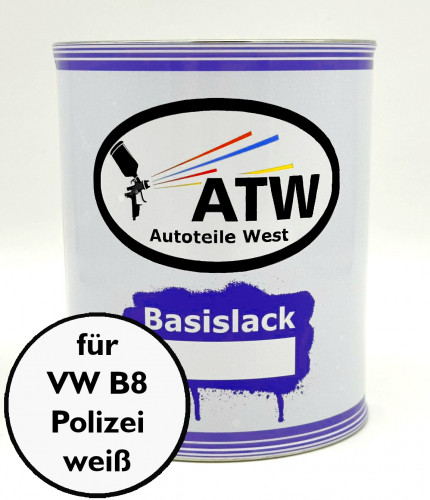 Autolack für VW B8 Polizeiweiß